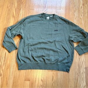 Levi's Men's Olive Crewneck Sweater